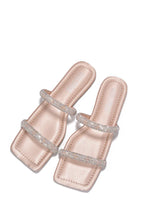 Load image into Gallery viewer, Benji Cape Robbin nude satin sandals
