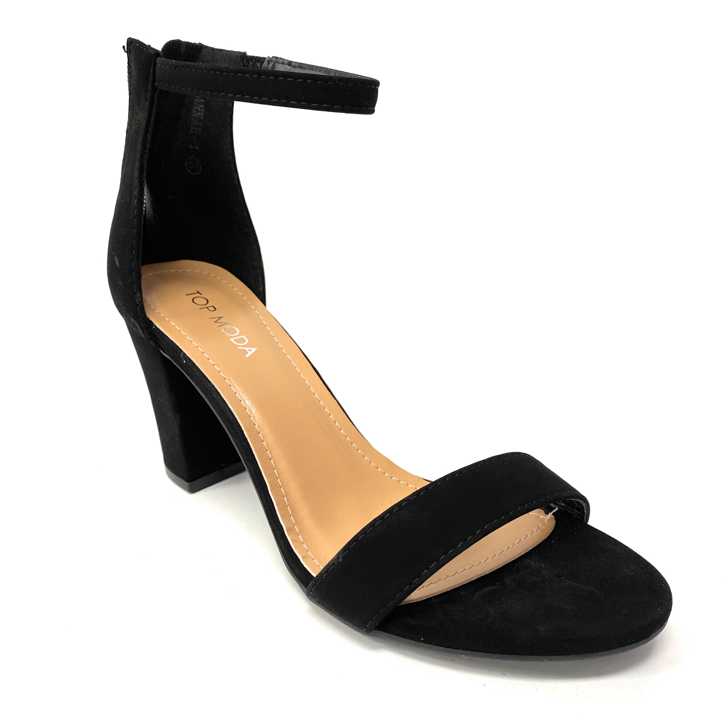 ◆ hannah です。　◆ Hannah Signature Logo Block Heel Sandal in VANILLA - Sale