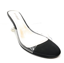 Load image into Gallery viewer, Women one band Lucite heel Slide Water-04
