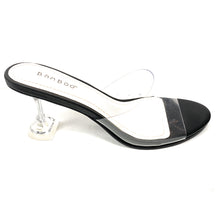 Load image into Gallery viewer, Women one band Lucite heel Slide Water-04
