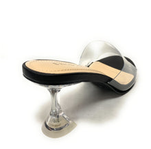 Load image into Gallery viewer, Women one band Lucite heel Slide Water-04
