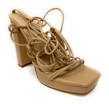 Load image into Gallery viewer, Women high heel tied up sandal ASHLEE-2
