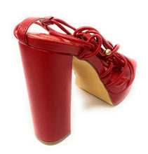 Load image into Gallery viewer, Women high heel tied up sandal ASHLEE-2
