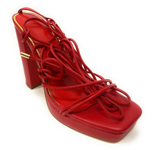 Load image into Gallery viewer, Women high heel tied up sandal ASHLEE-2
