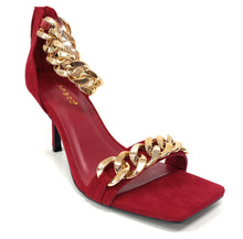 Load image into Gallery viewer, Women chain one band and ankle strap High heel sandal ZEAL-09
