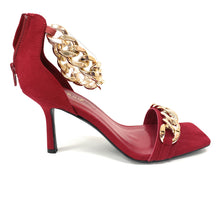 Load image into Gallery viewer, Women chain one band and ankle strap High heel sandal ZEAL-09
