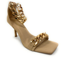 Load image into Gallery viewer, Women chain one band and ankle strap High heel sandal ZEAL-09
