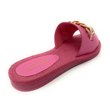 Load image into Gallery viewer, Women wide Band slide w/ chain Athena-15
