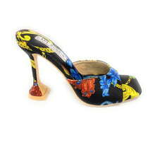 Load image into Gallery viewer, Women high heel print slide one Cape Robbin LITHE
