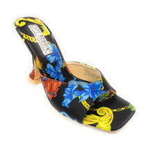 Load image into Gallery viewer, Women high heel print slide one Cape Robbin LITHE
