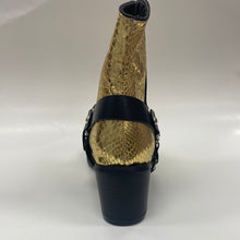 Load image into Gallery viewer, Women gold cowgirl boots Fighter
