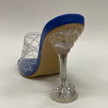 Load image into Gallery viewer, Eli Cape Robin clear heel sandal

