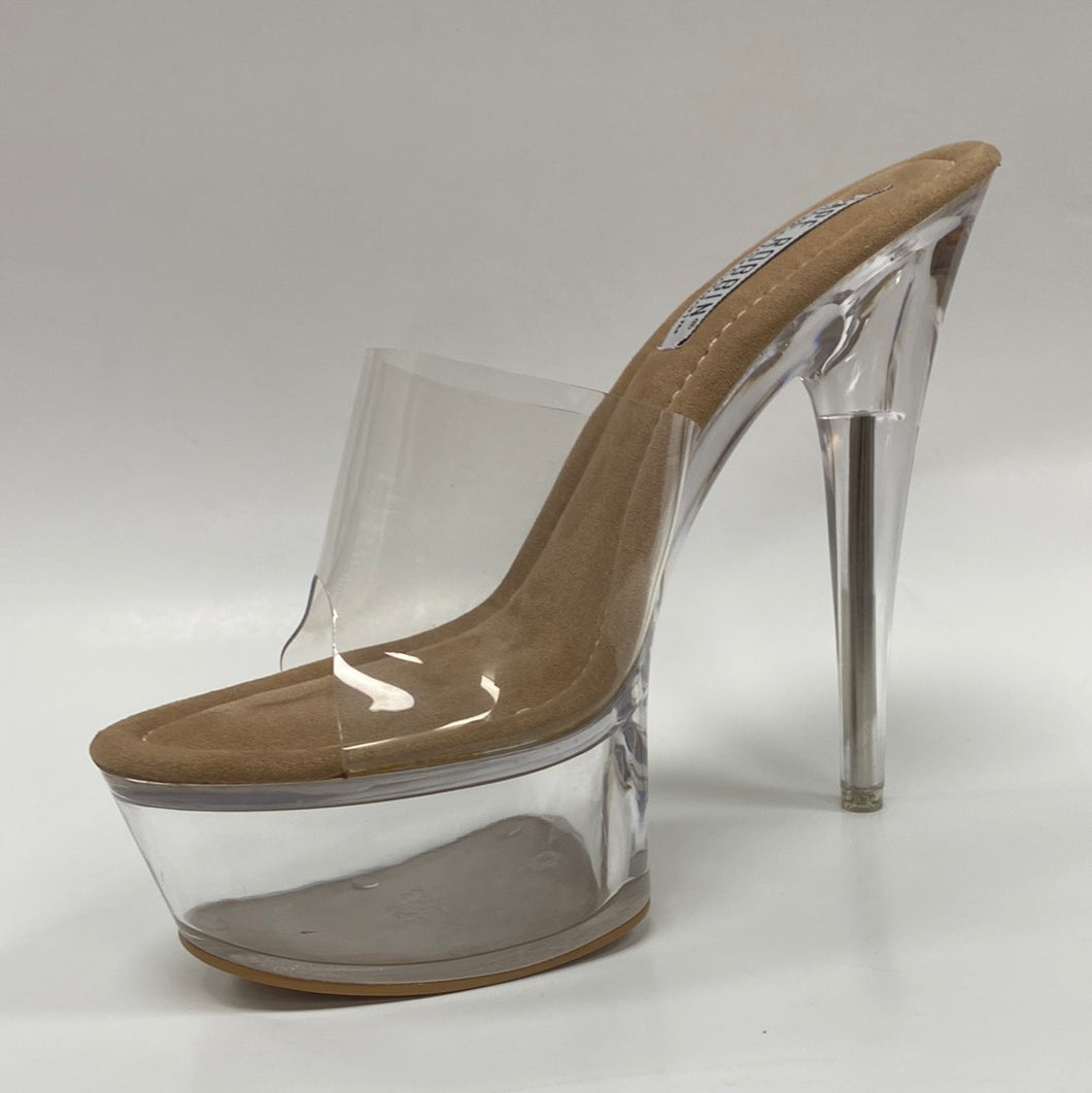 Ariellie clear heel sandal