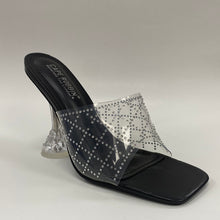 Load image into Gallery viewer, Eli Cape Robin clear heel sandal
