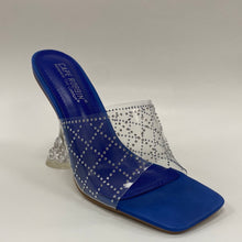 Load image into Gallery viewer, Eli Cape Robin clear heel sandal
