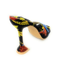 Load image into Gallery viewer, Women high heel print slide one Cape Robbin LITHE

